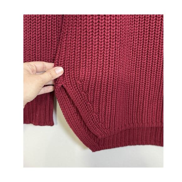 Alp-N-Rock Simone Fisherman Sweater Cable Knit Turtleneck Cabincore Lodge XL - Picture 8 of 11